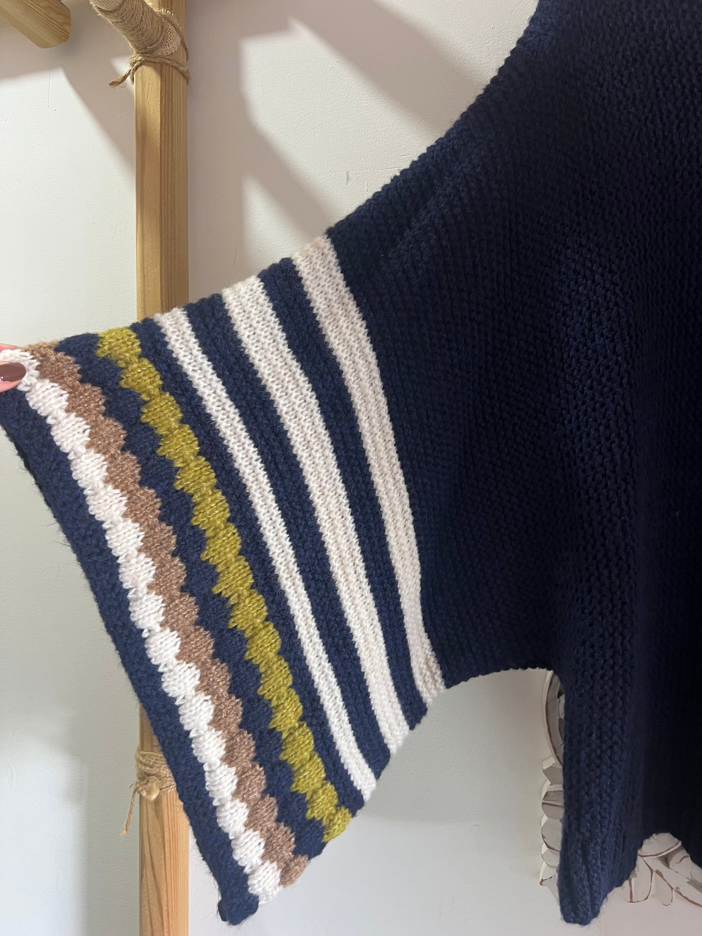 Malha com manga larga