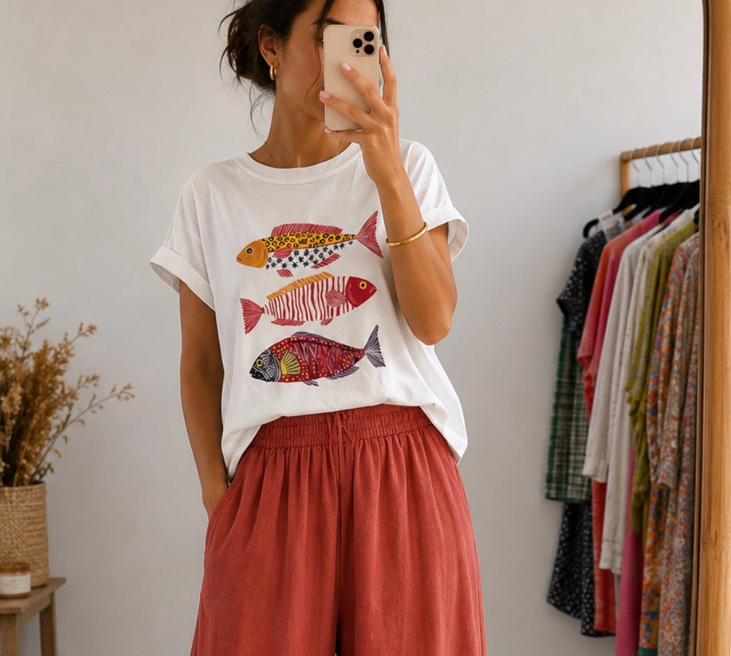 T-shirt Peixinhos