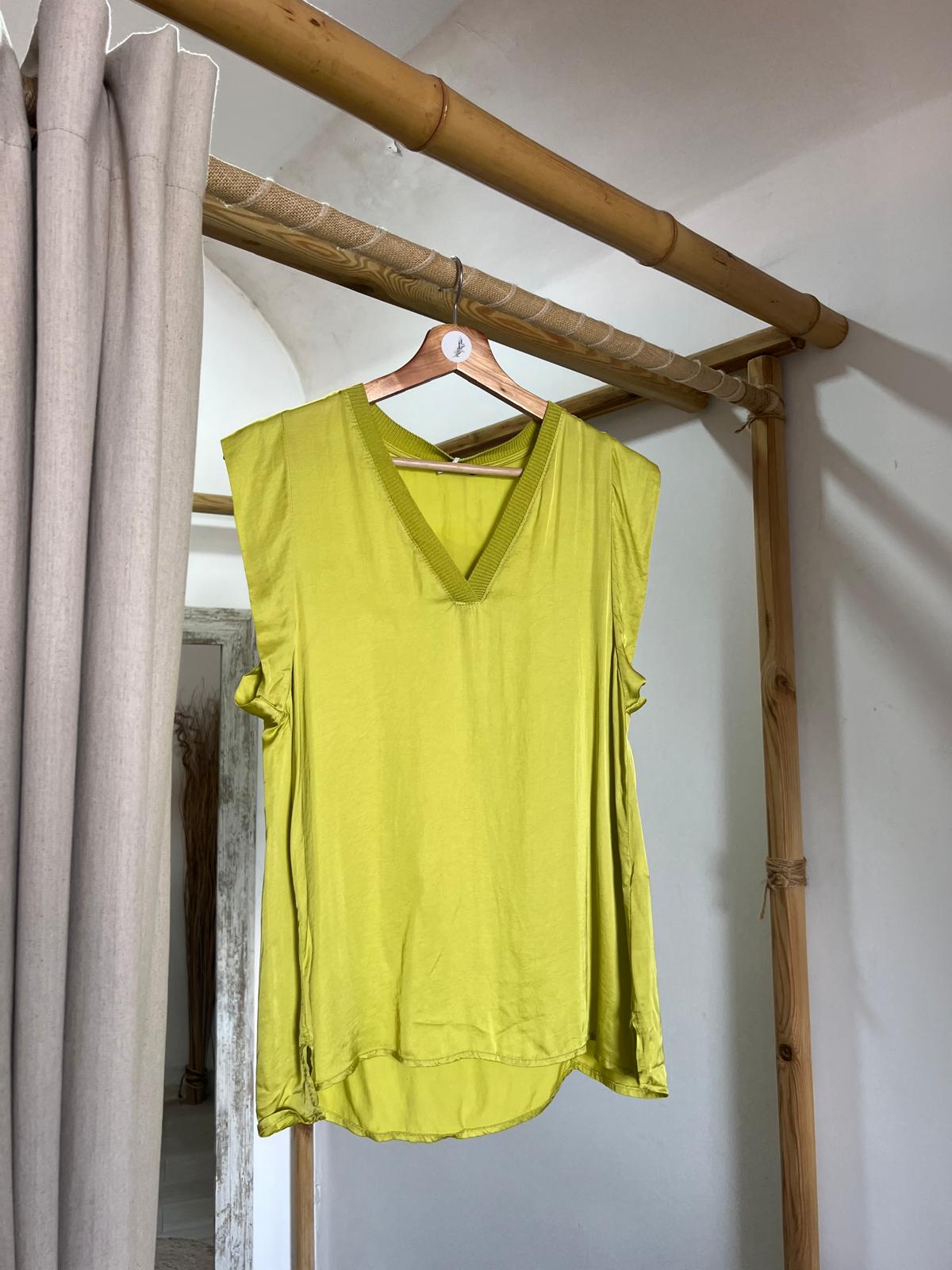 Blusa decote v