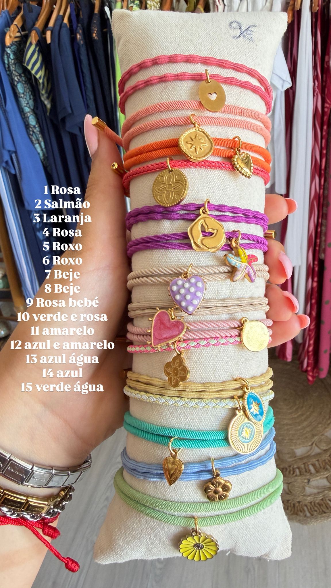 Pulseiras elástico
