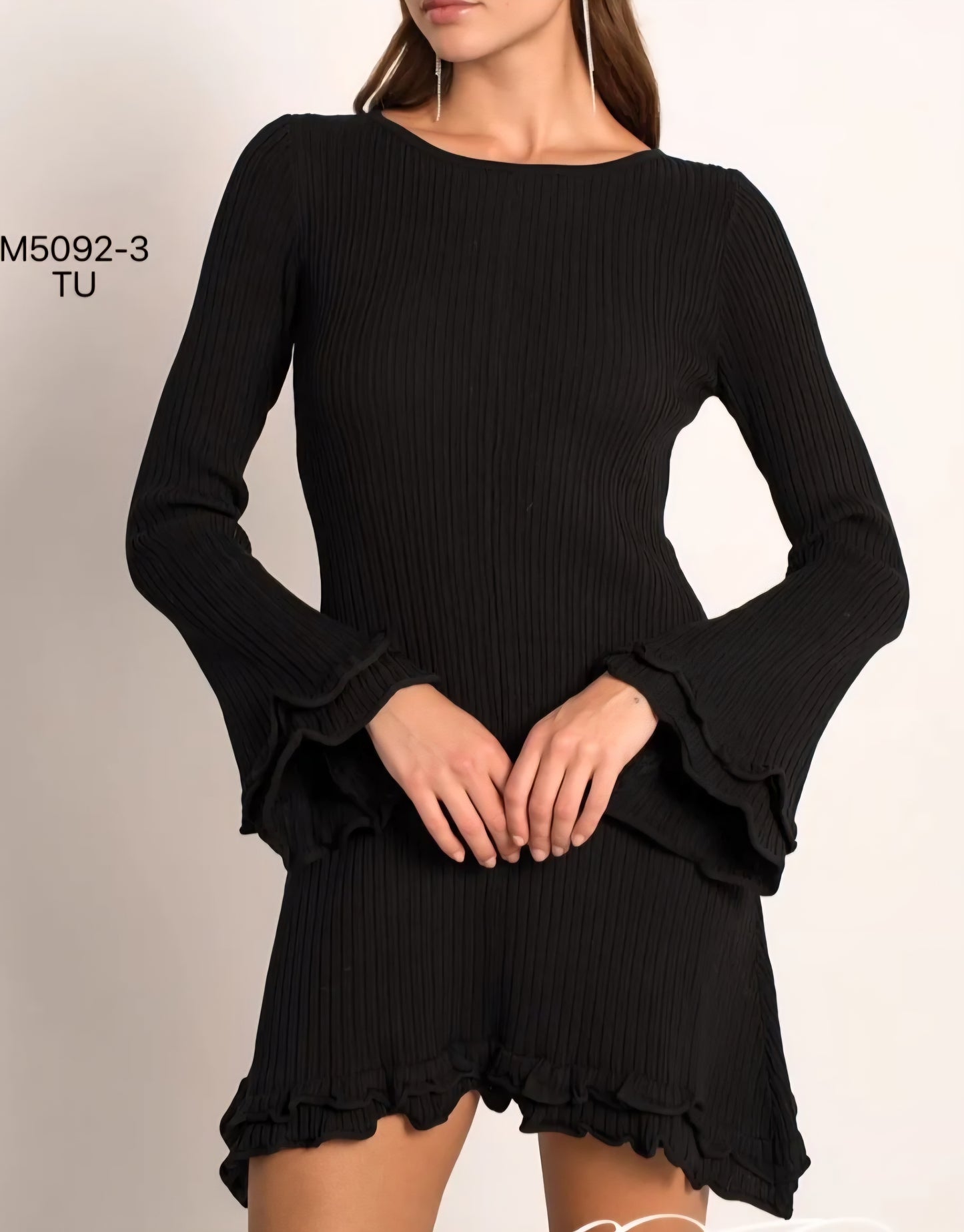 Vestido canelado