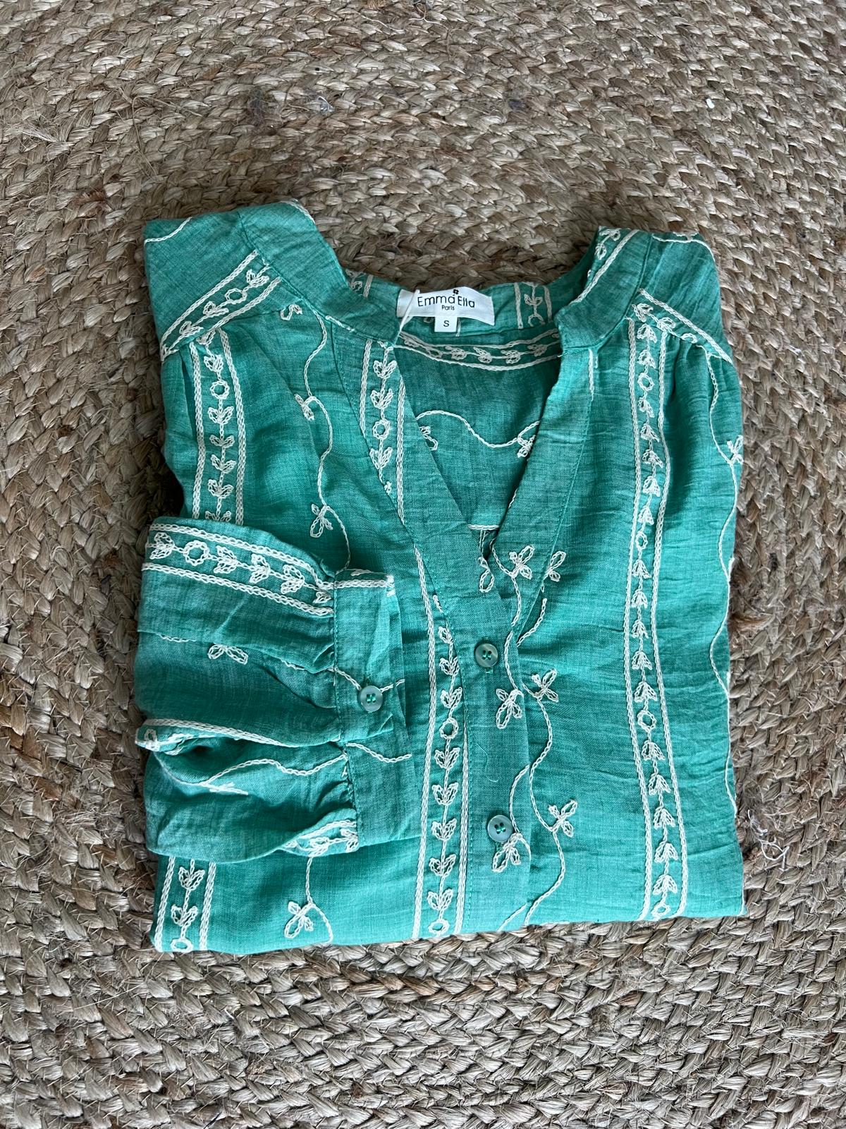 Camisa bordada Ella