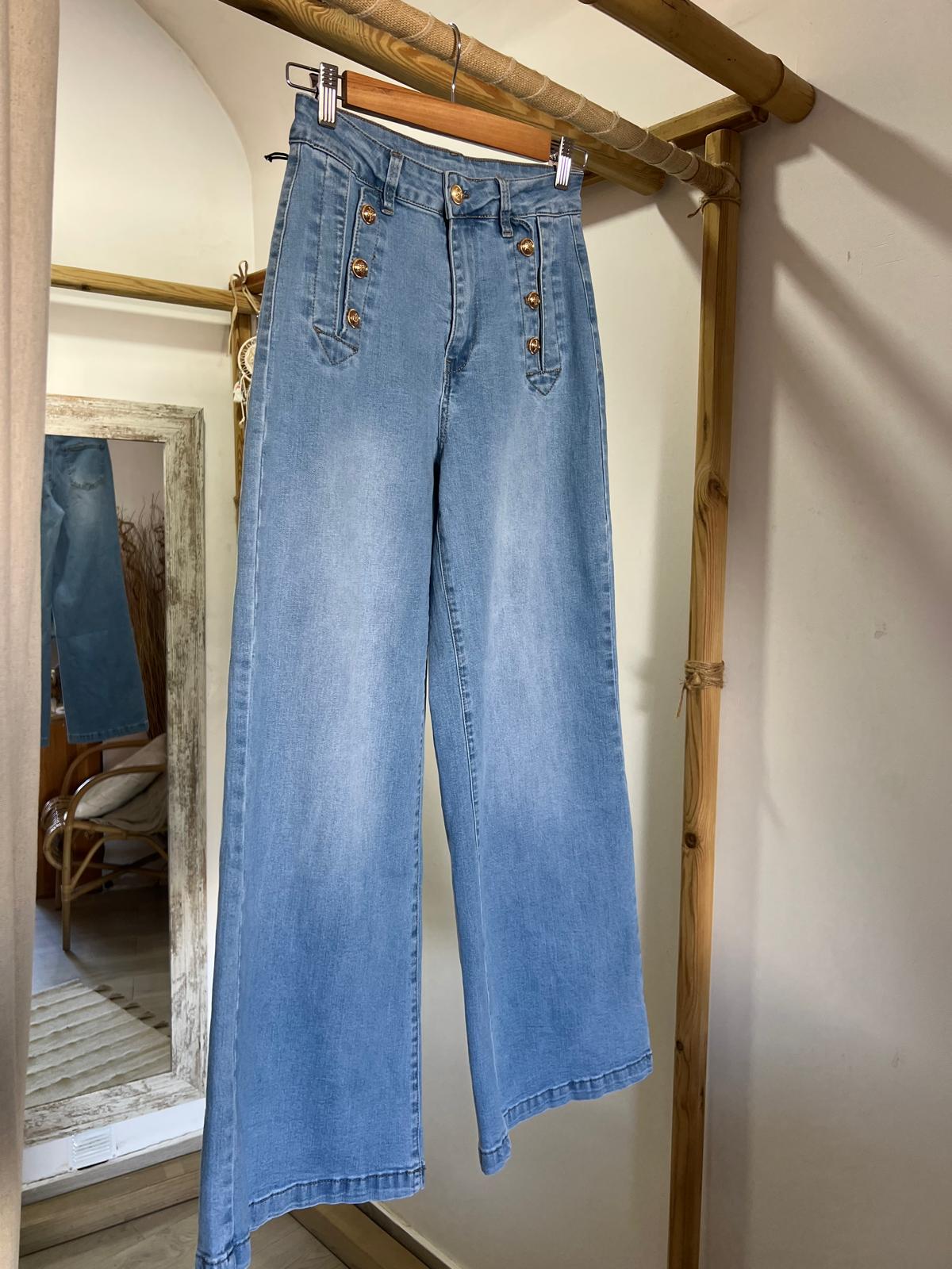Jeans botões