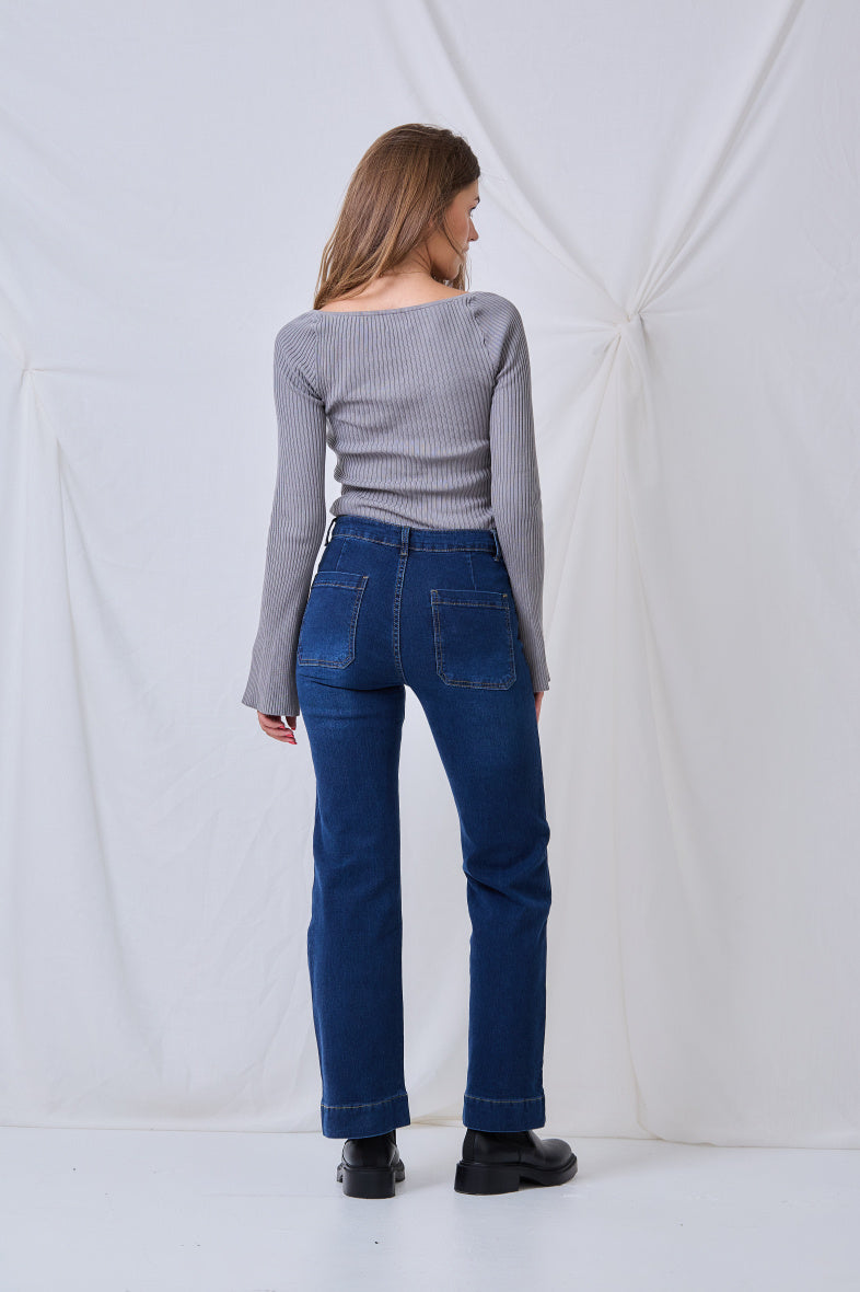 Jeans botões