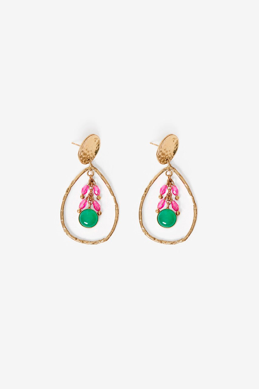 Nkn brincos de metal com pedra de strass
