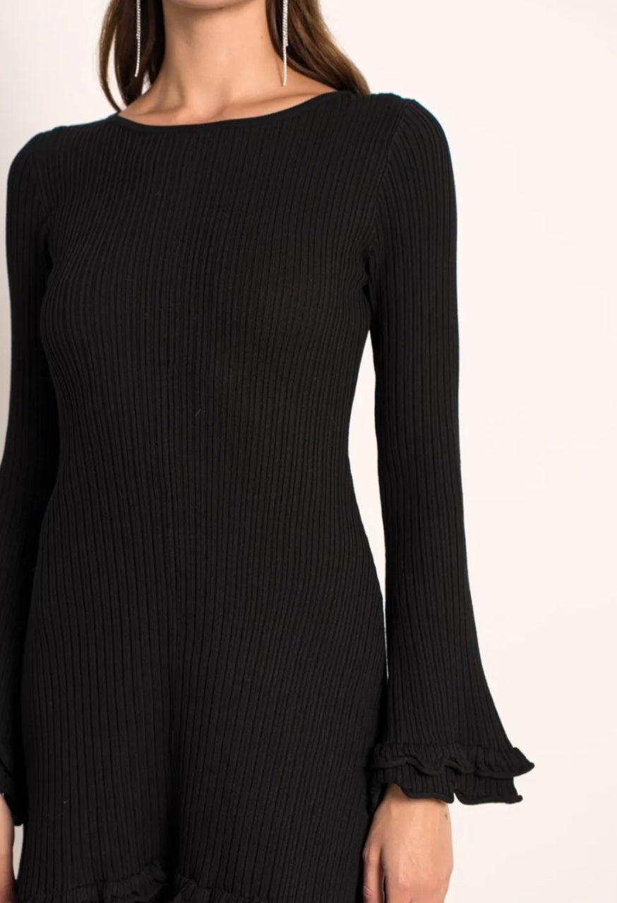 Vestido canelado