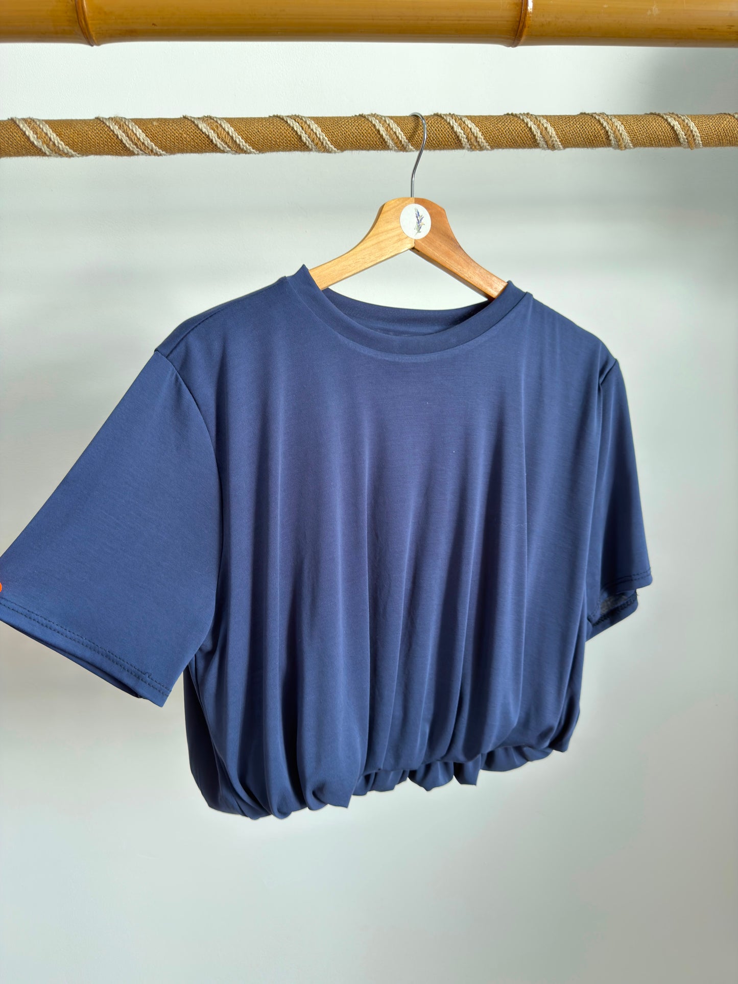 Blusa efeito balão