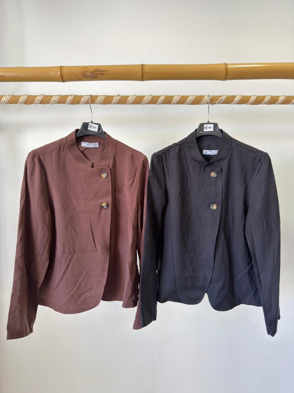 Blazer curto 2 botões