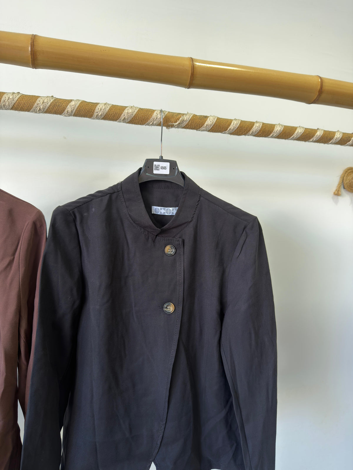 Blazer curto 2 botões