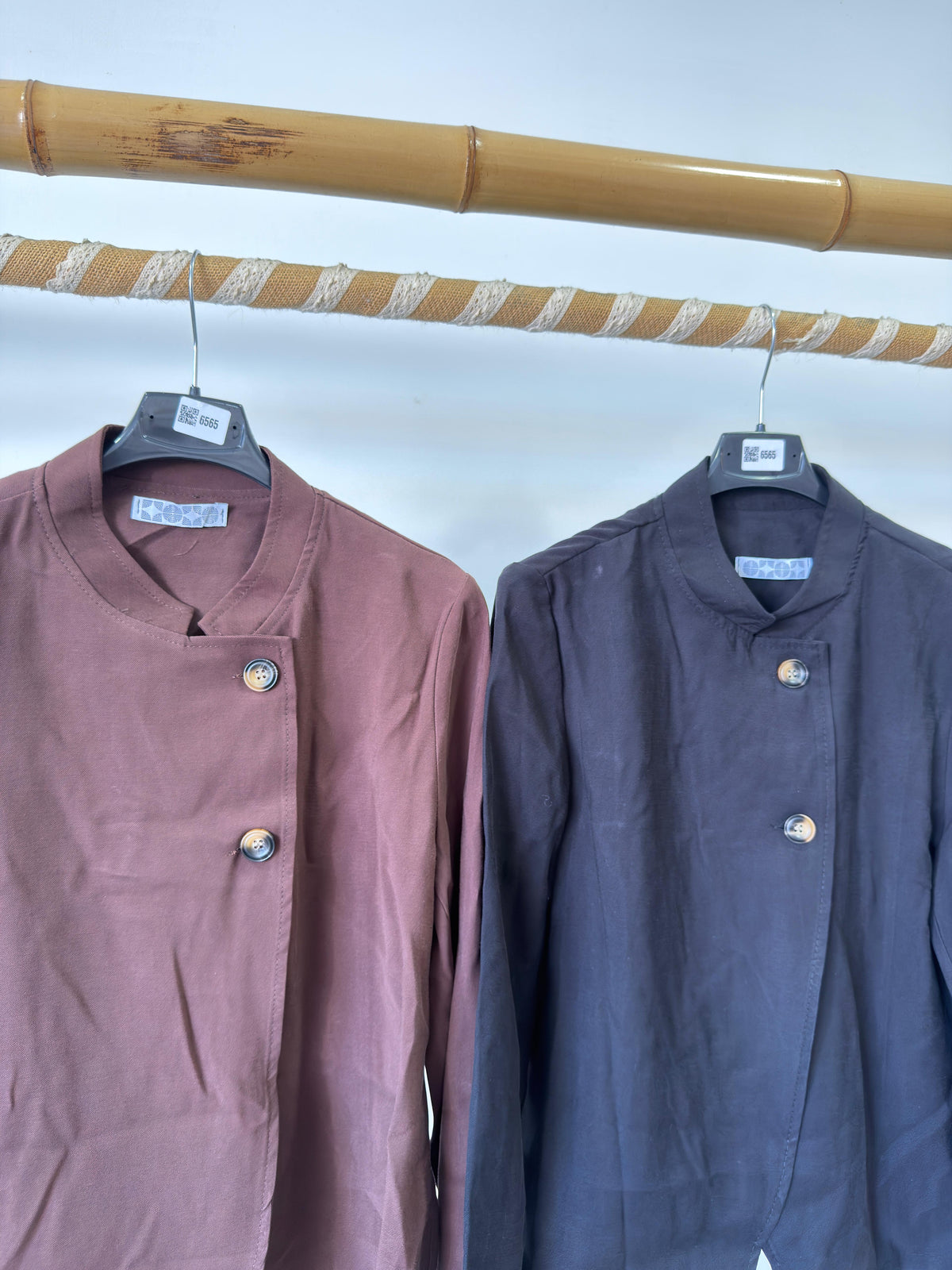 Blazer curto 2 botões