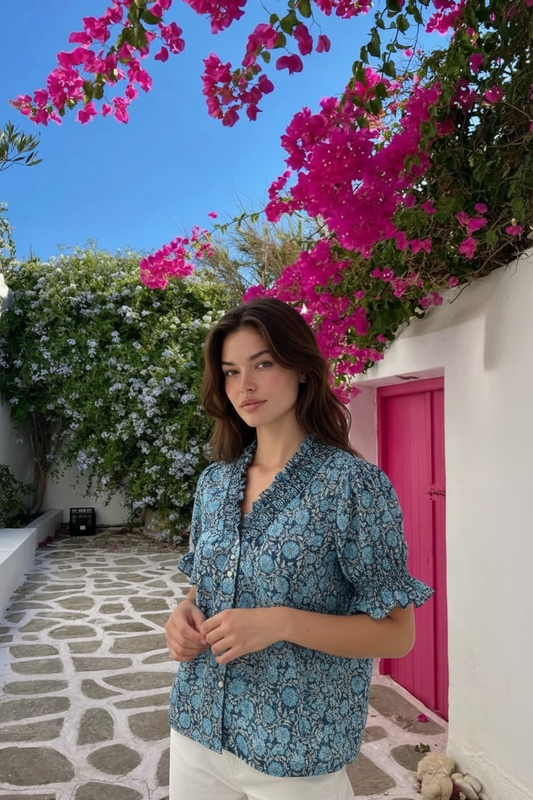 Blusa florida