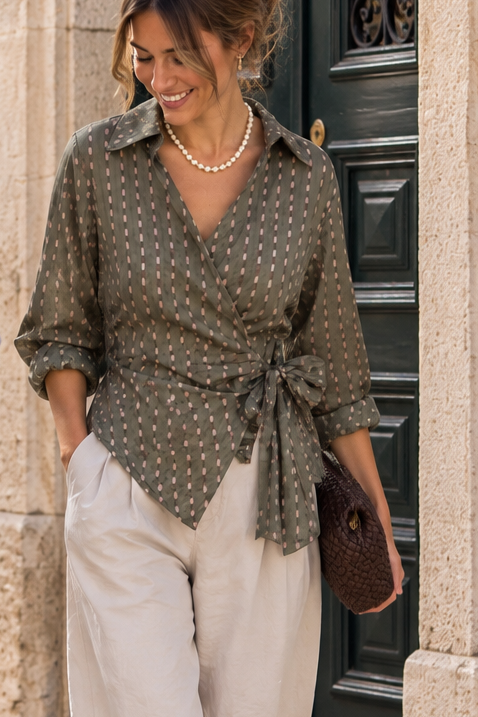 Blusa cruzada