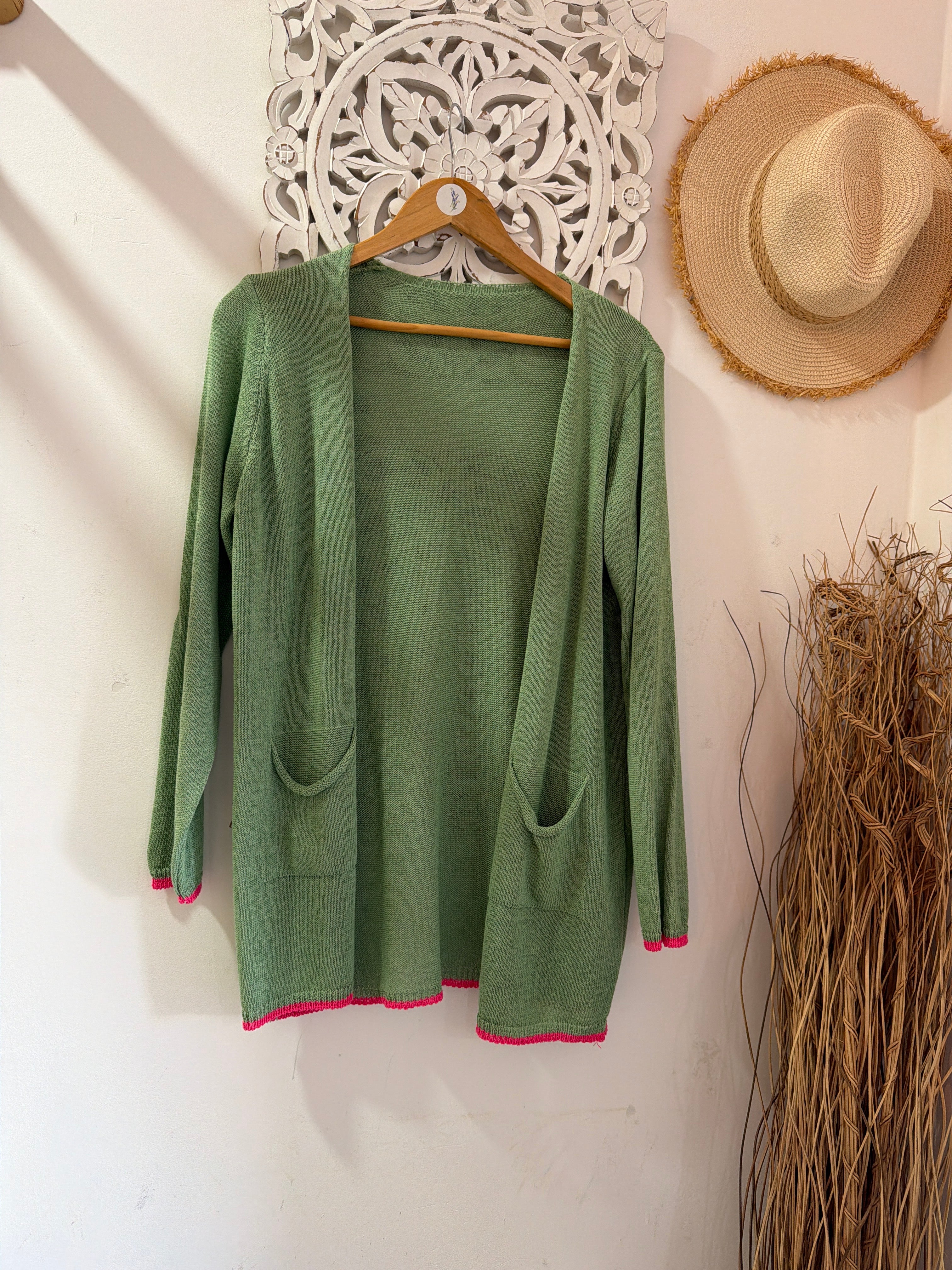 Casaco com contraste