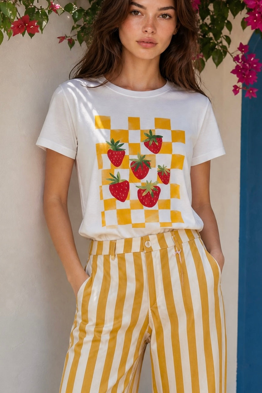 T-shirt Morangos