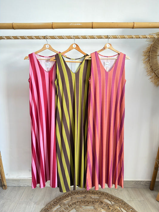 Vestido riscas