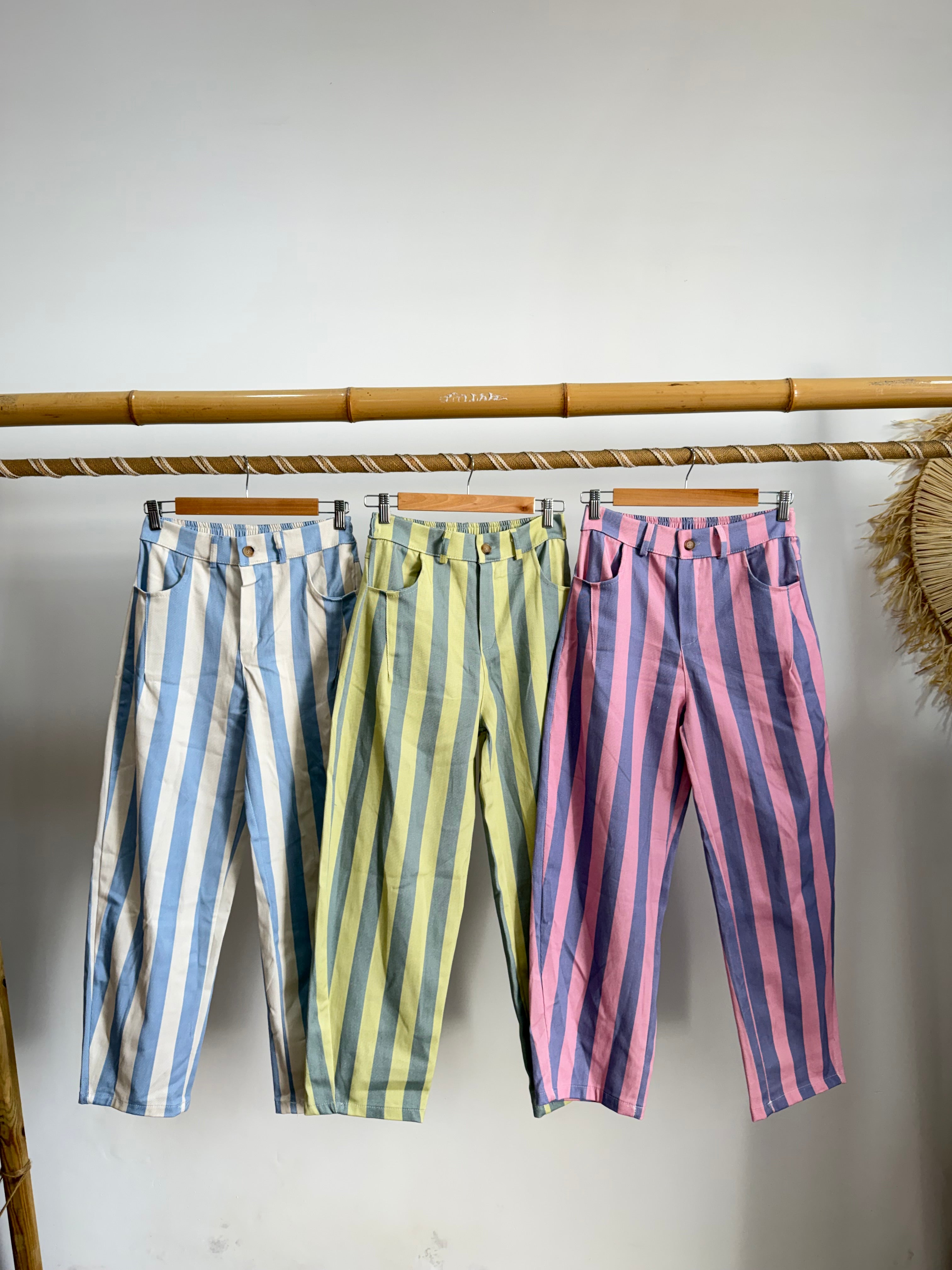 Calças Riscas