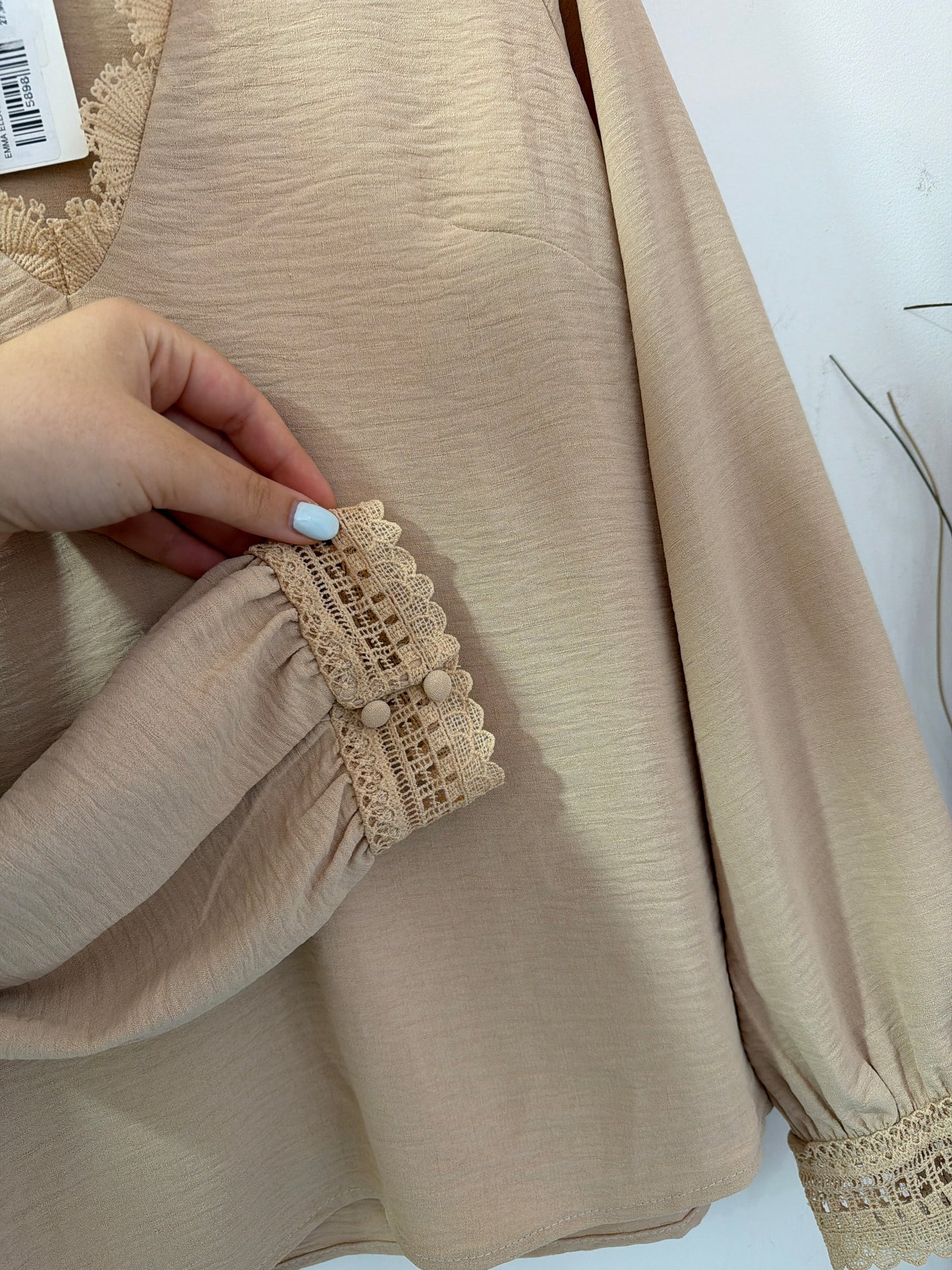 Blusa com renda