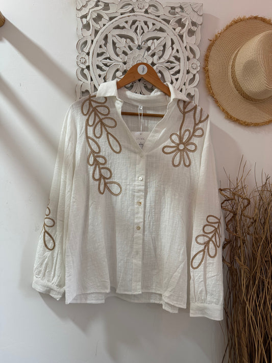 Camisa Bordada