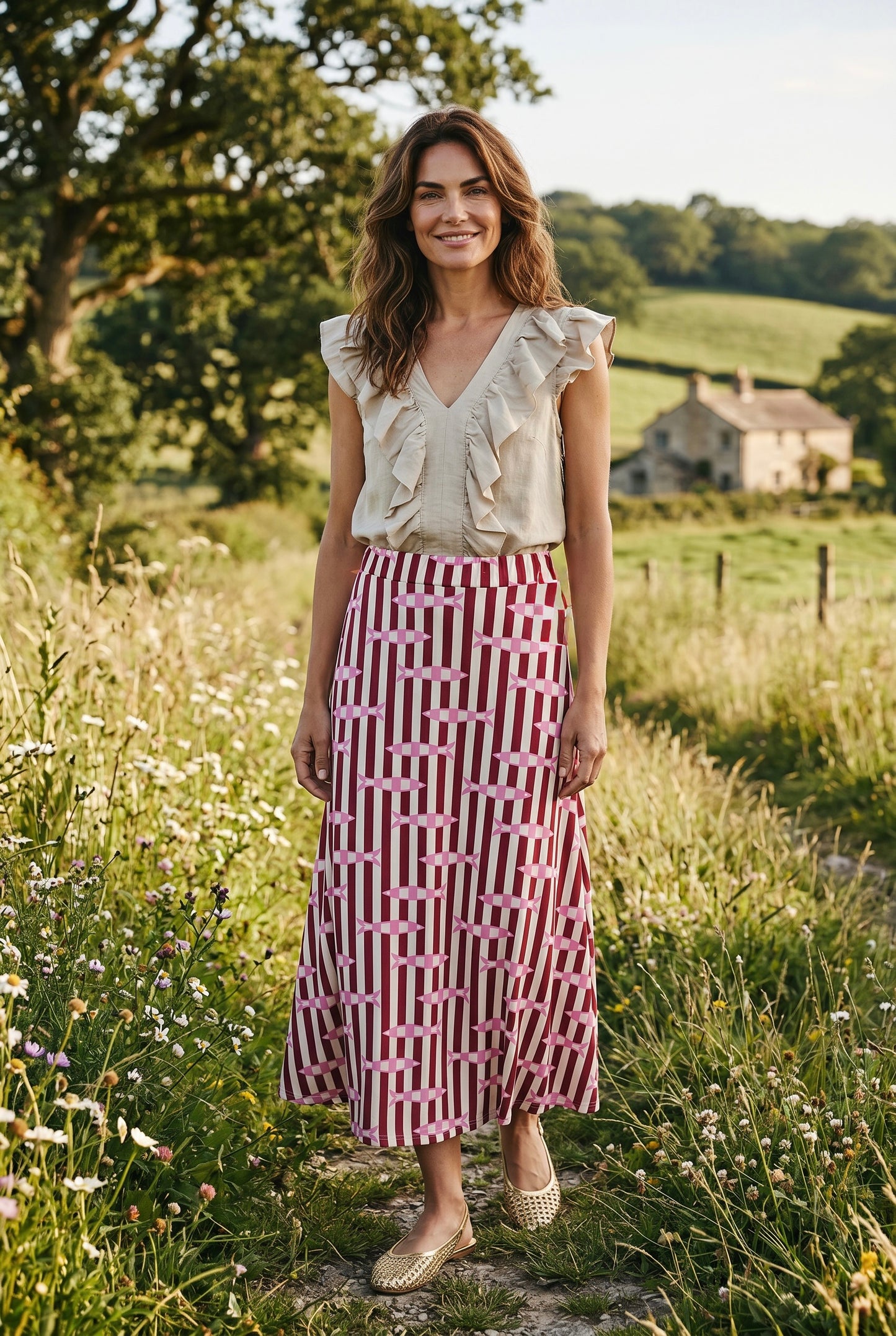 Falda pececitos