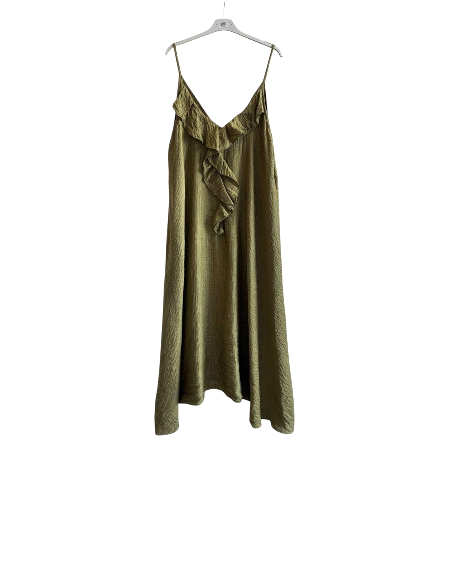 Vestido com folho