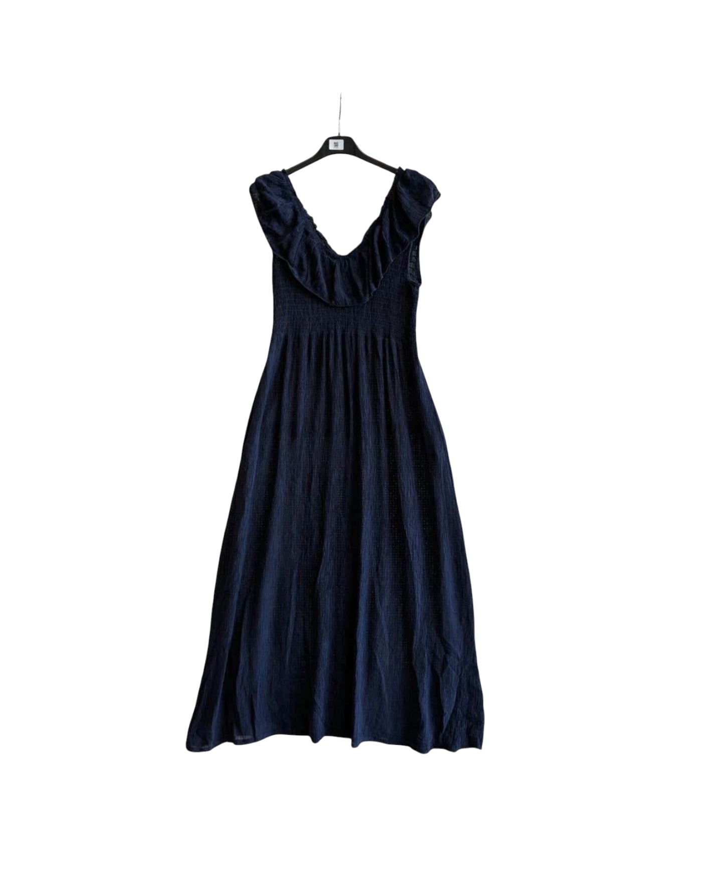 Vestido com folho
