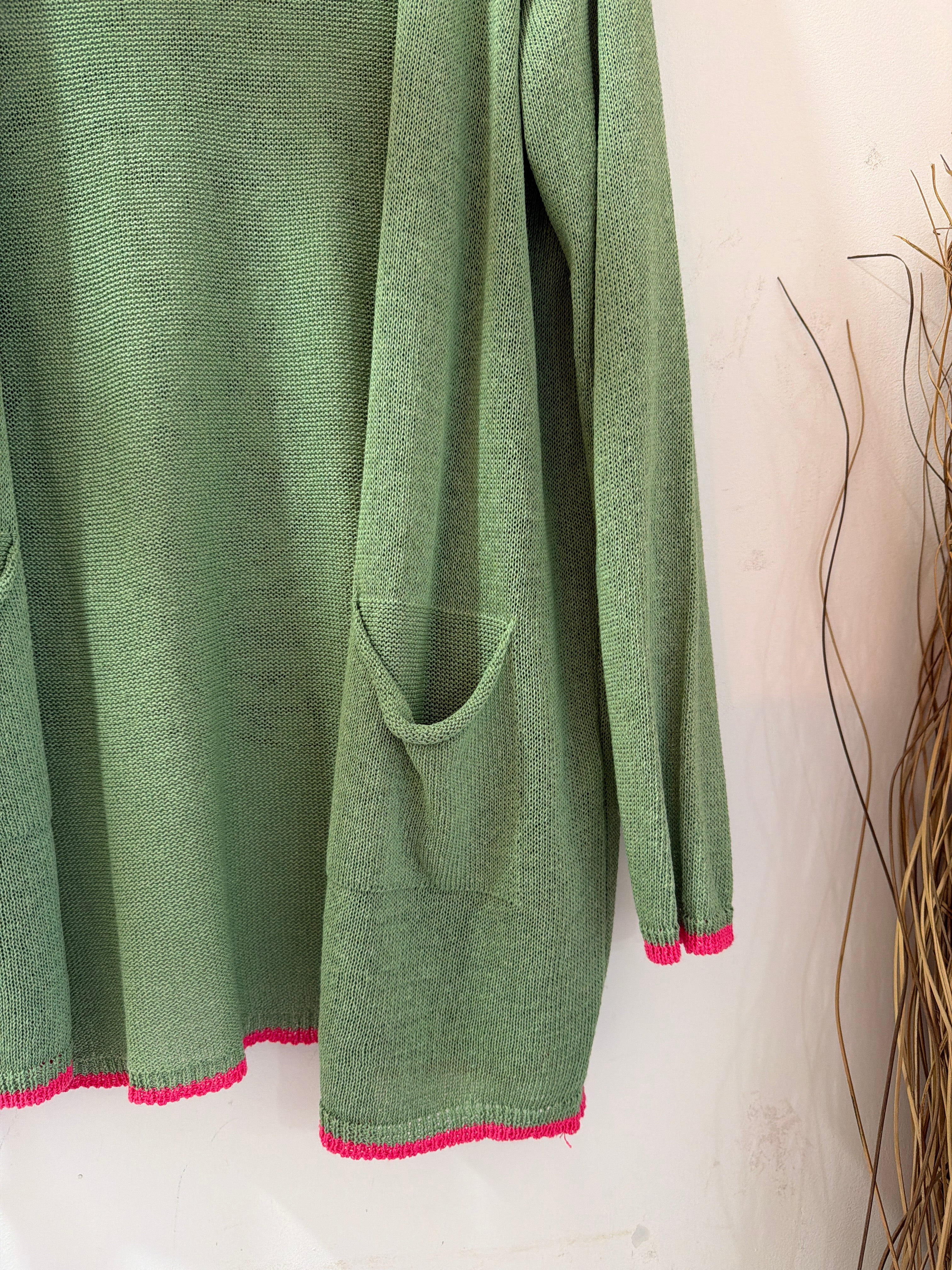 Casaco com contraste