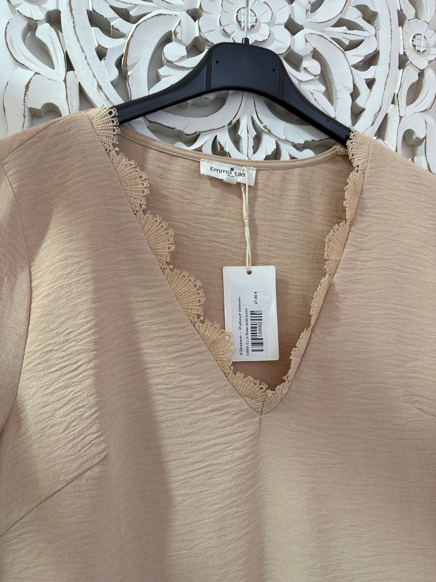 Blusa com renda