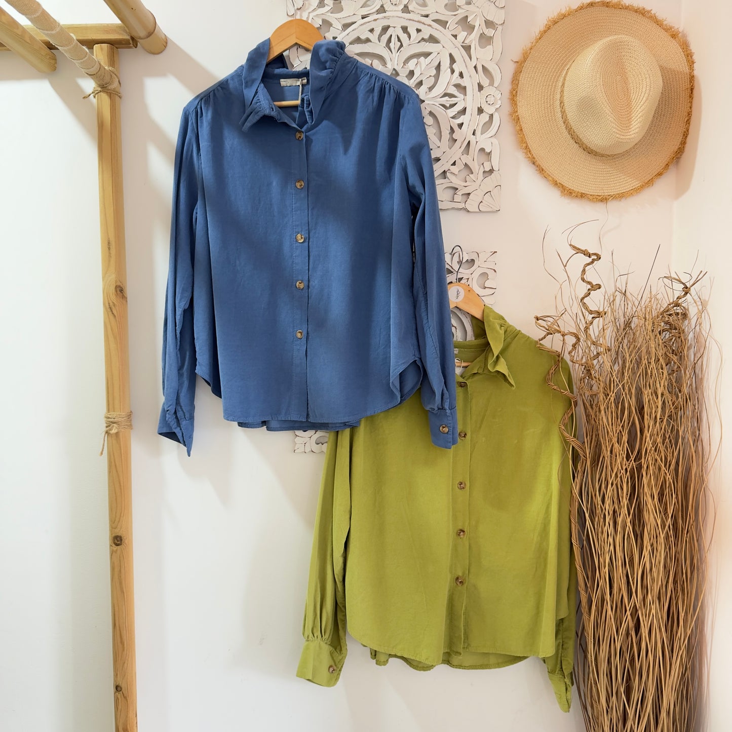 Camisa microbombazine