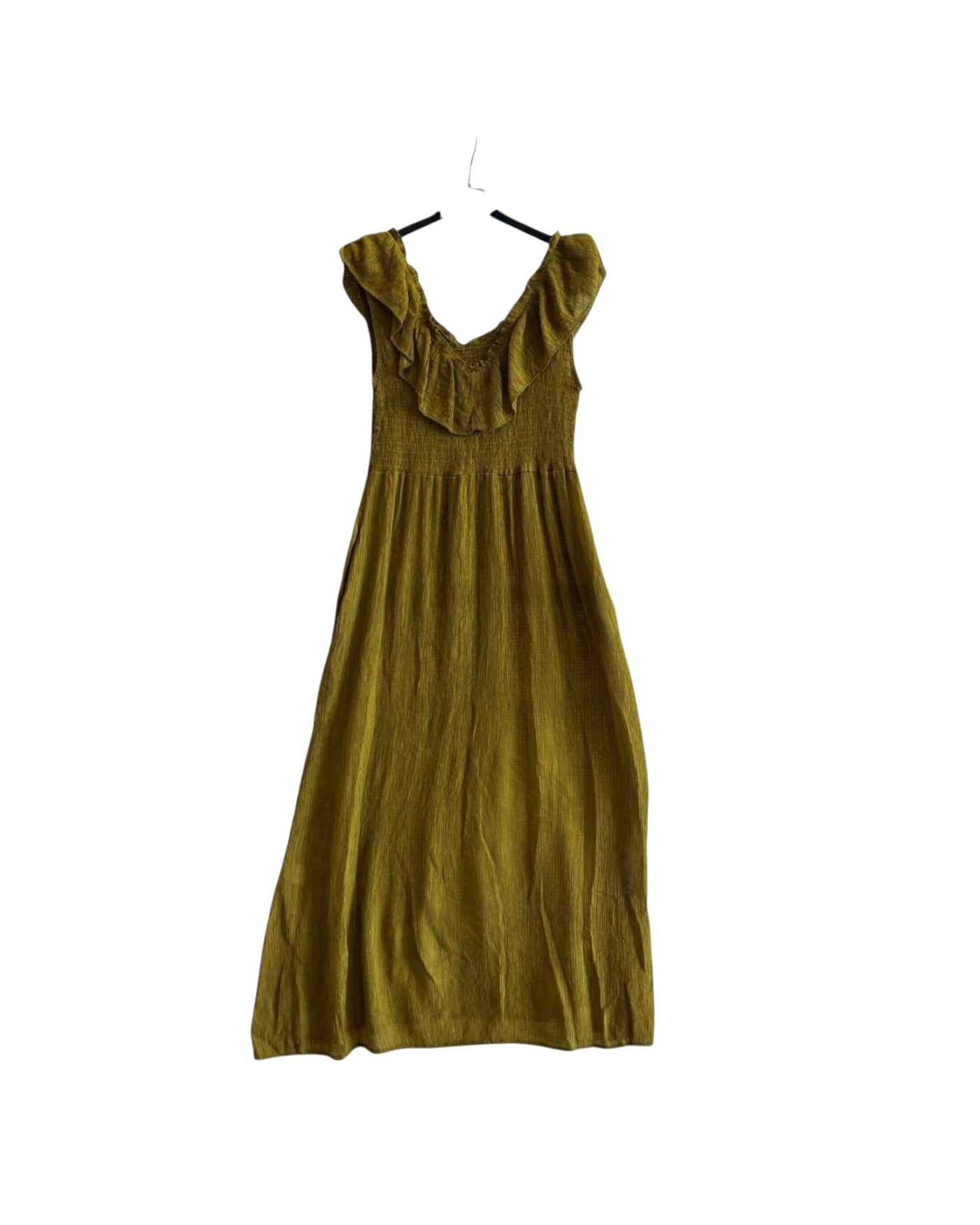 Vestido com folho