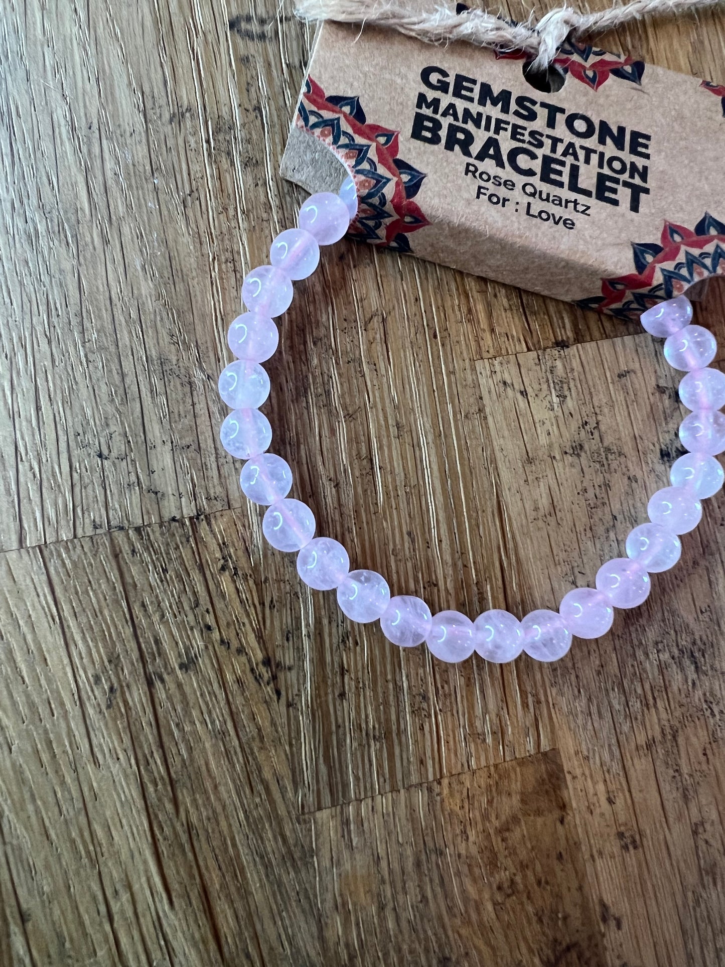 Pulseira Rose Quartz