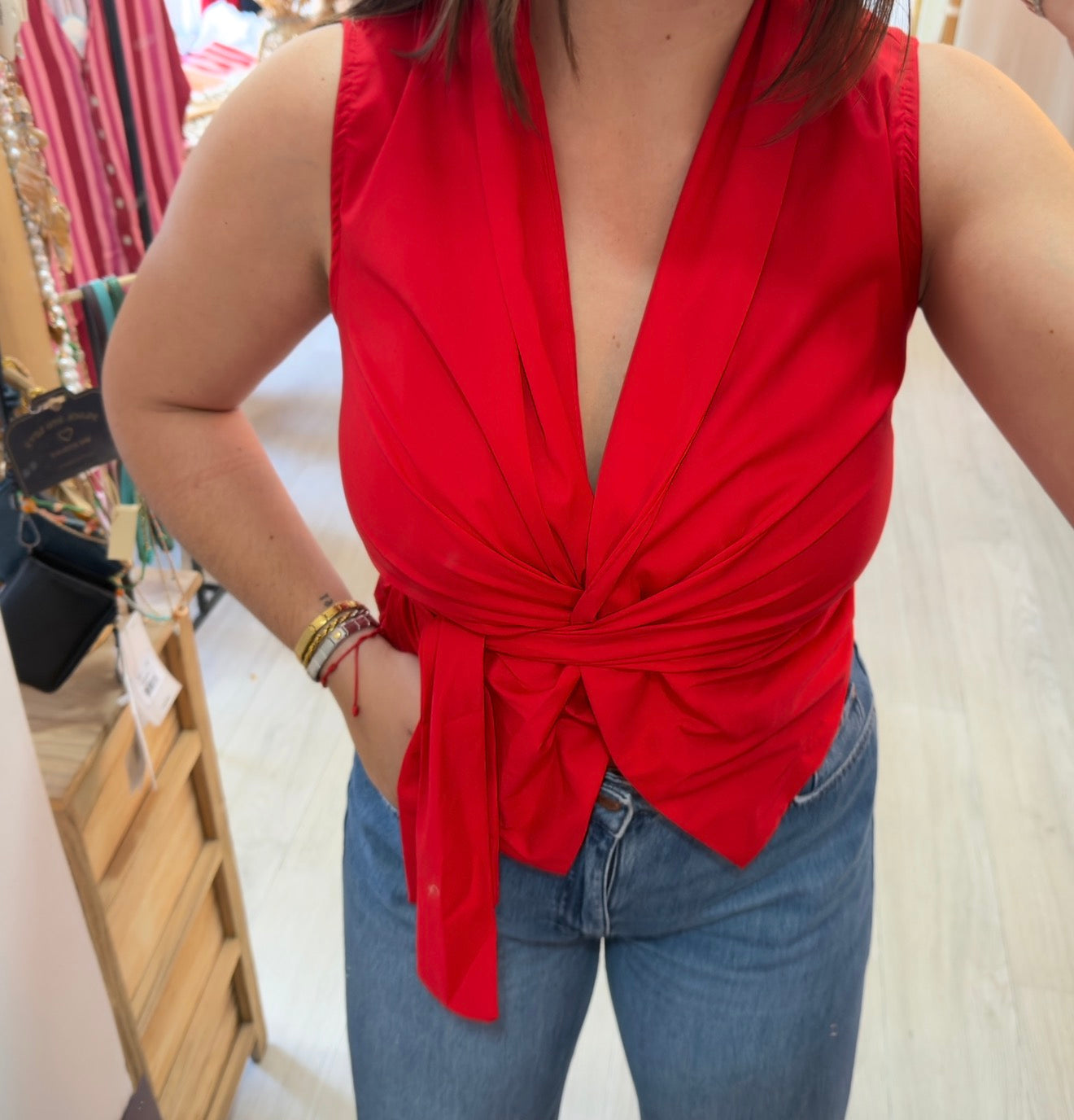 Blusa Cruzada