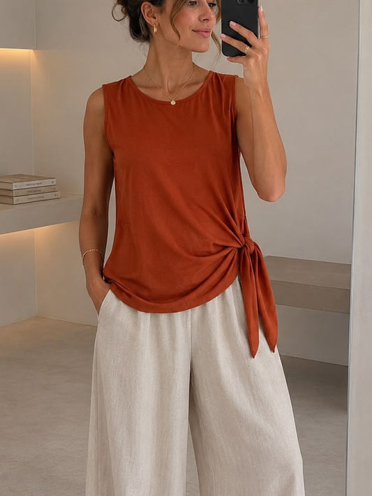 Blusa com nó