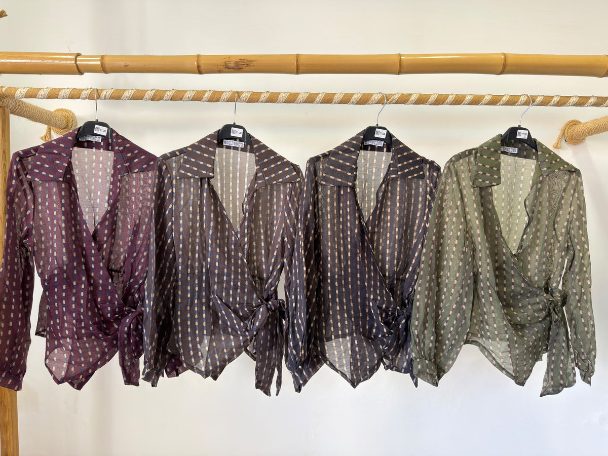 Blusa cruzada