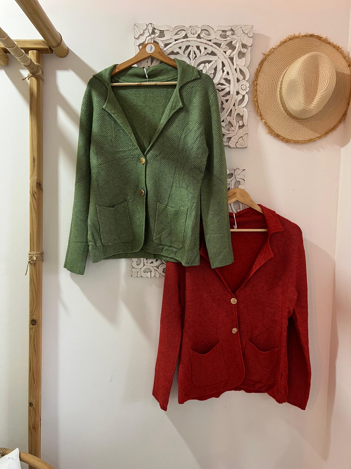 Blazer malha estruturada