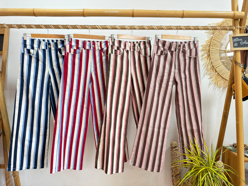 Calças Riscas