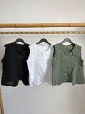 Blusa de linho 1 botão