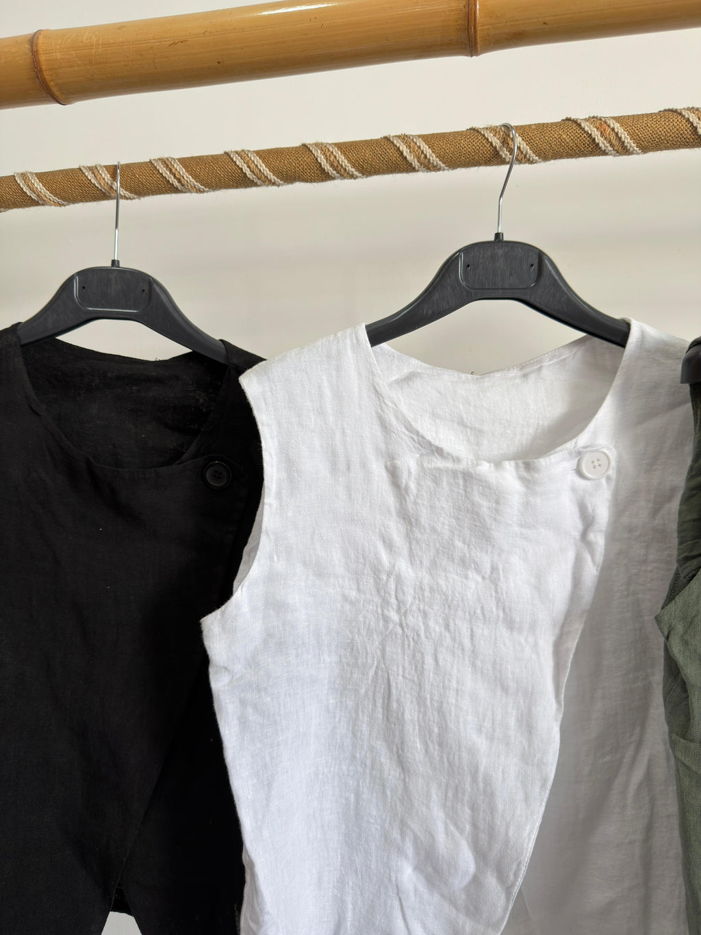 Blusa de linho 1 botão