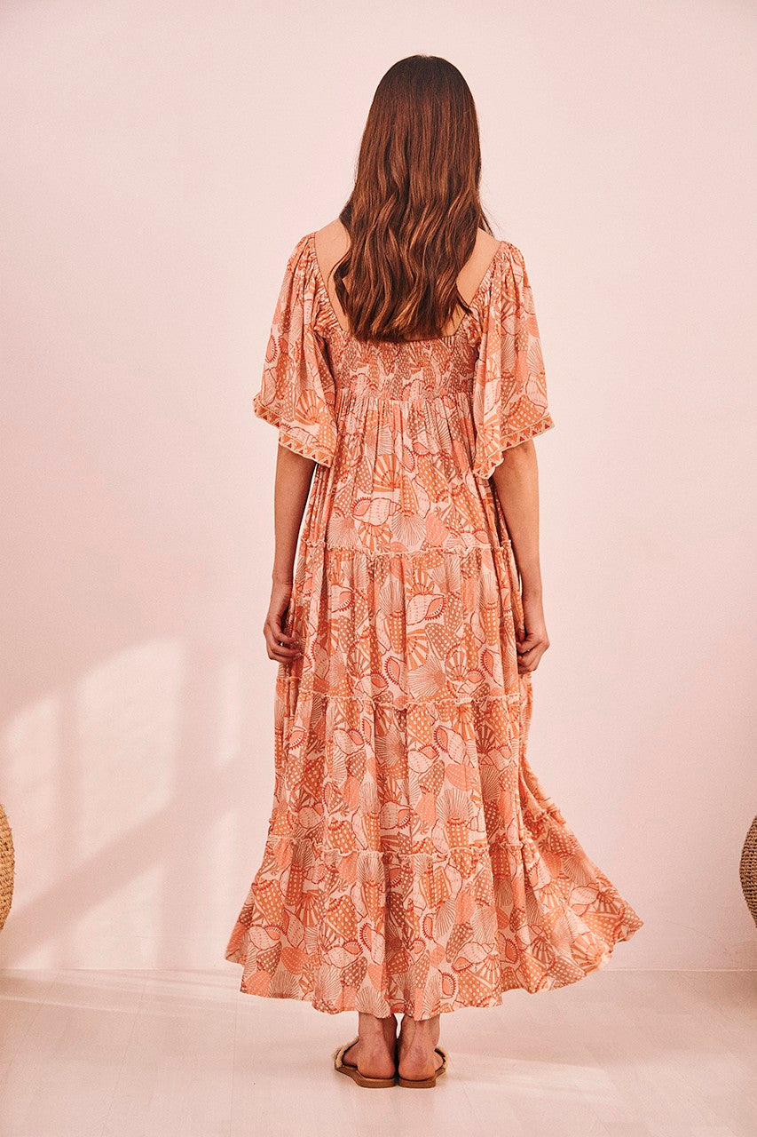 Nkn vestido comprido de manga curta