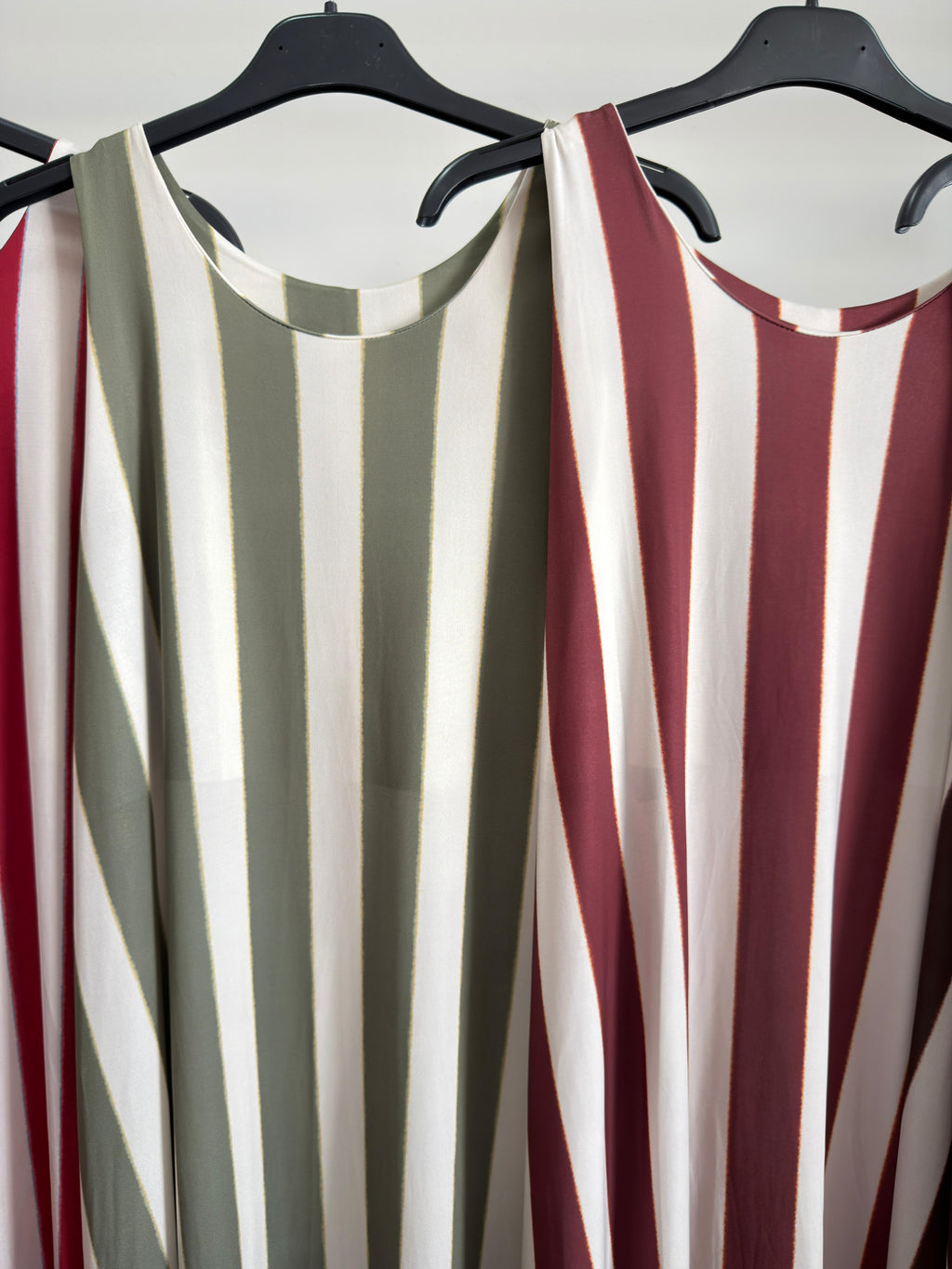 Vestido riscas malha fria