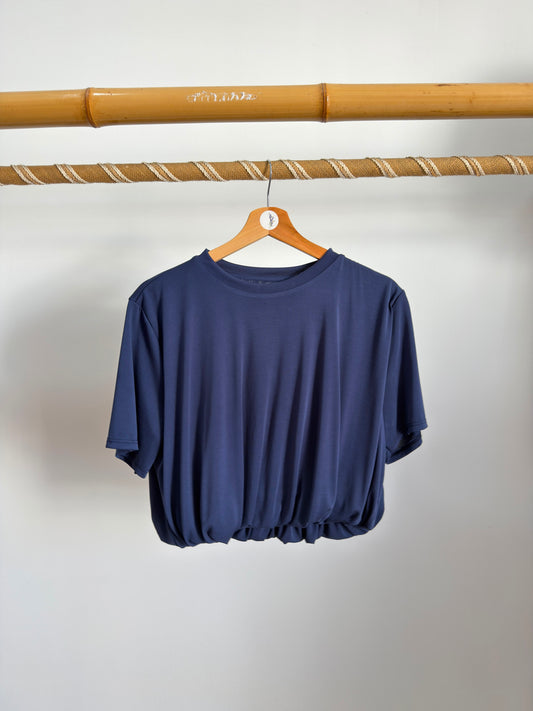 Blusa efeito balão