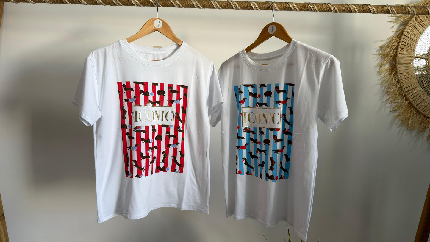 T-shirt iconic dog