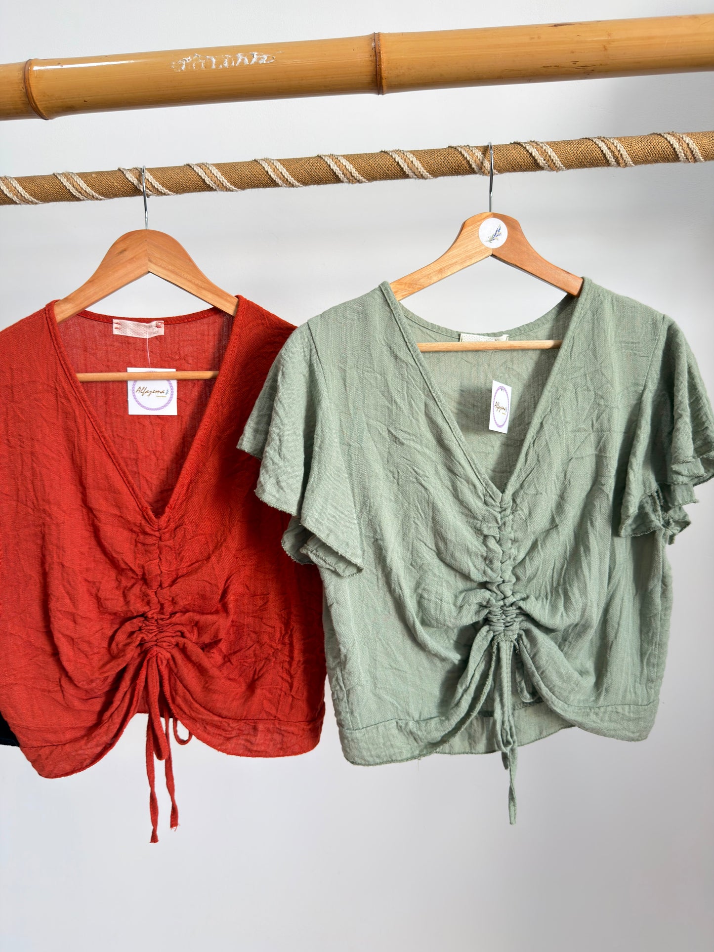 Blusa com atilho