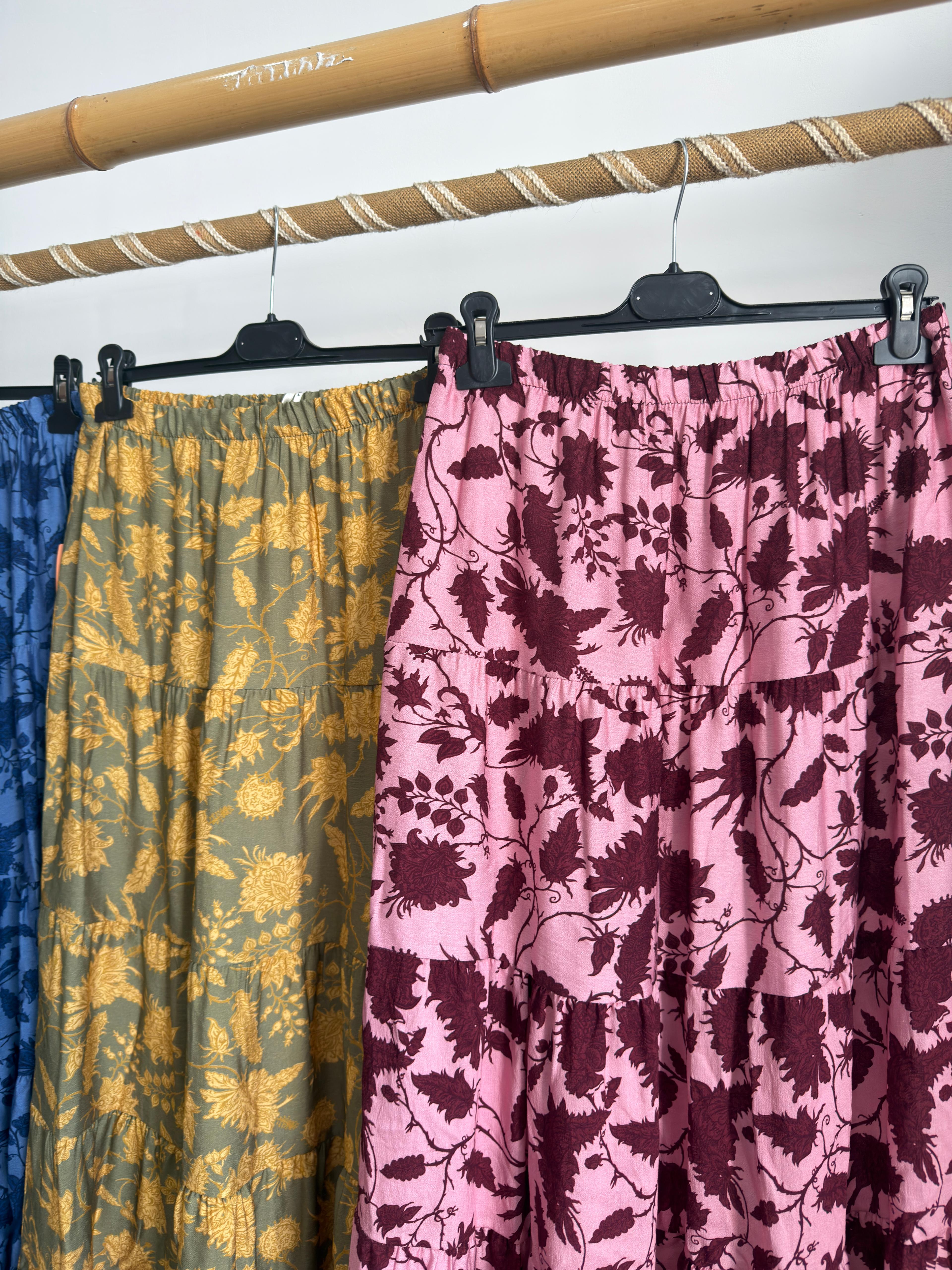 Saia estampada