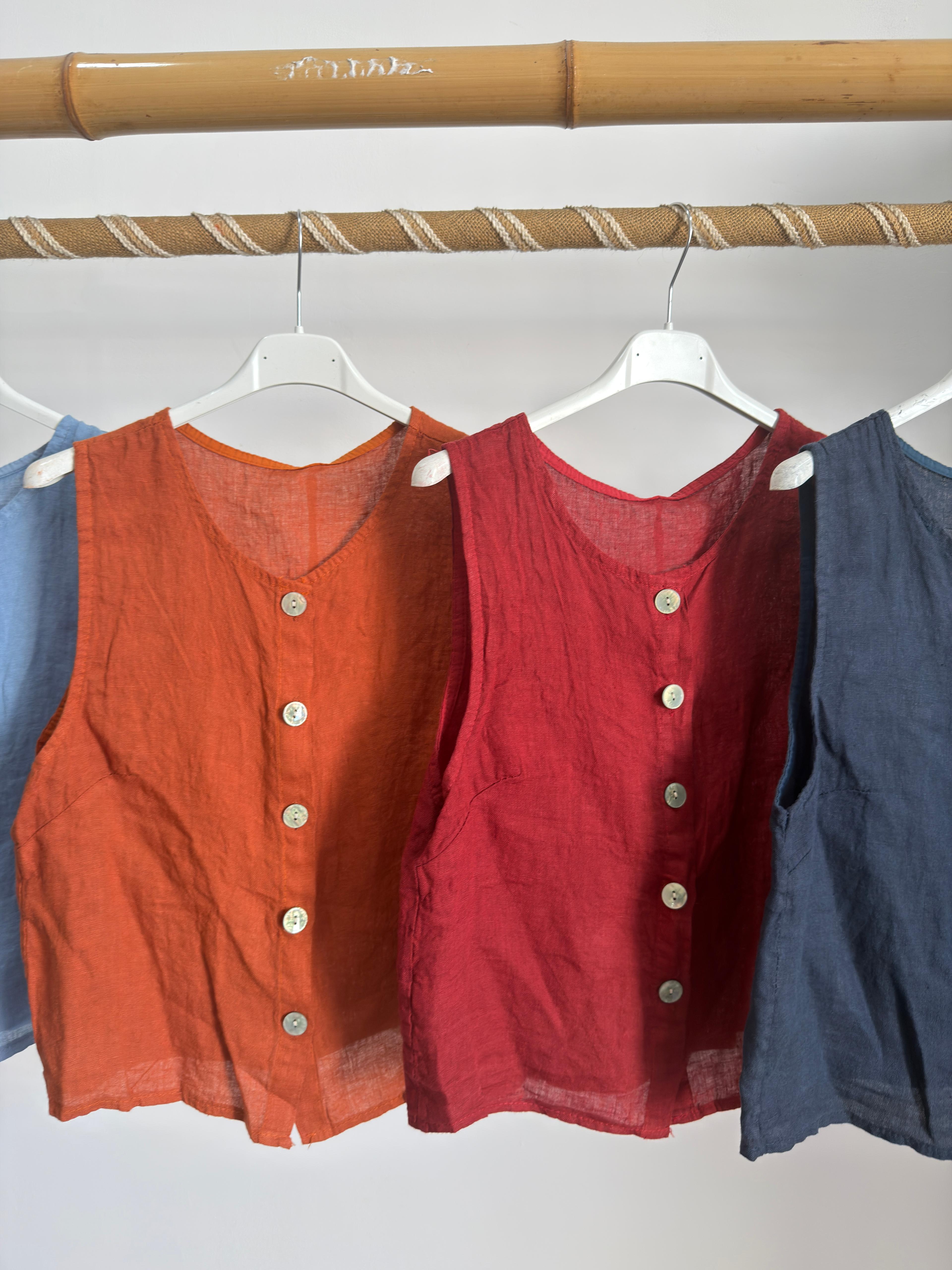 Blusa de linho