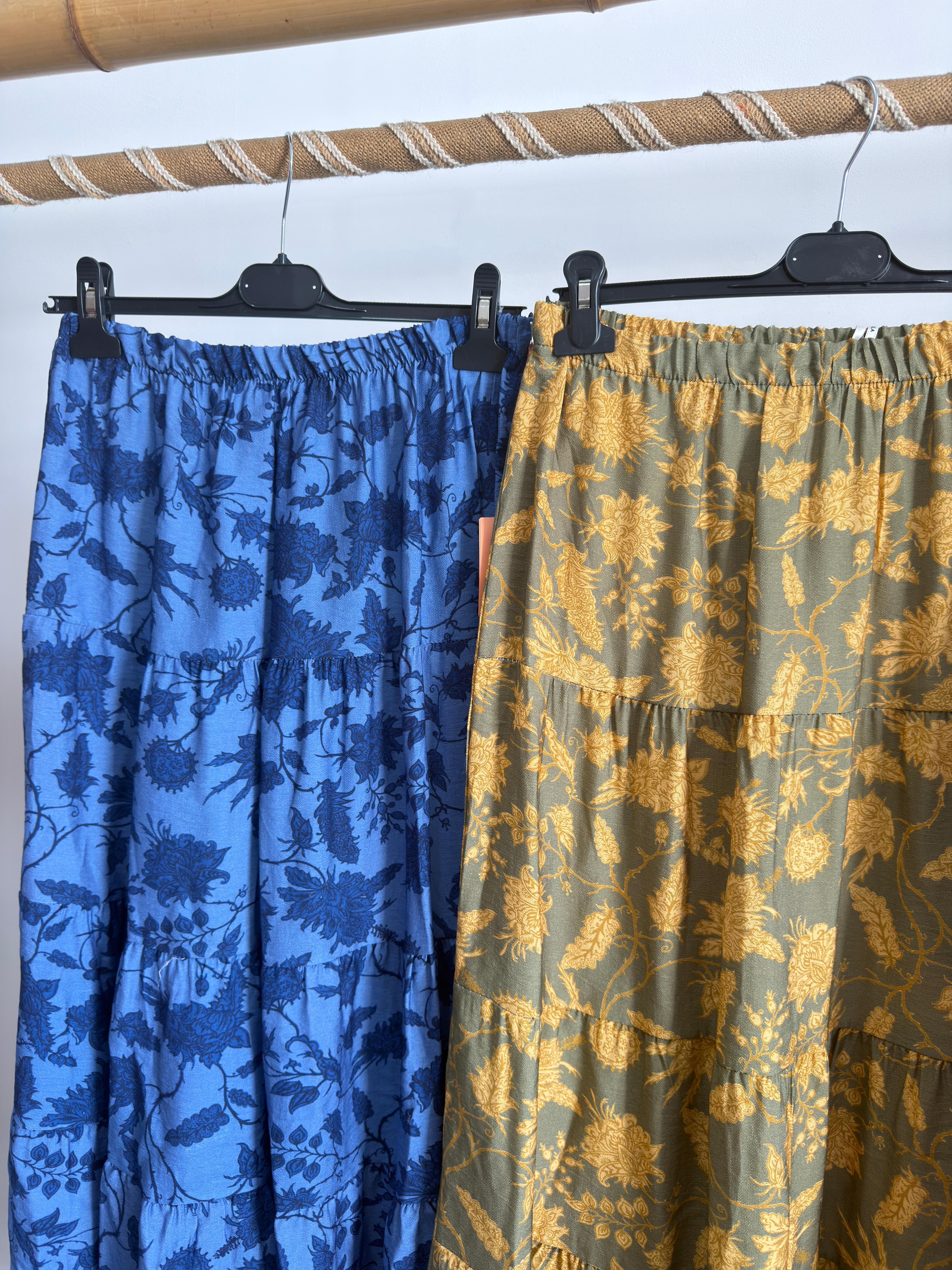 Saia estampada
