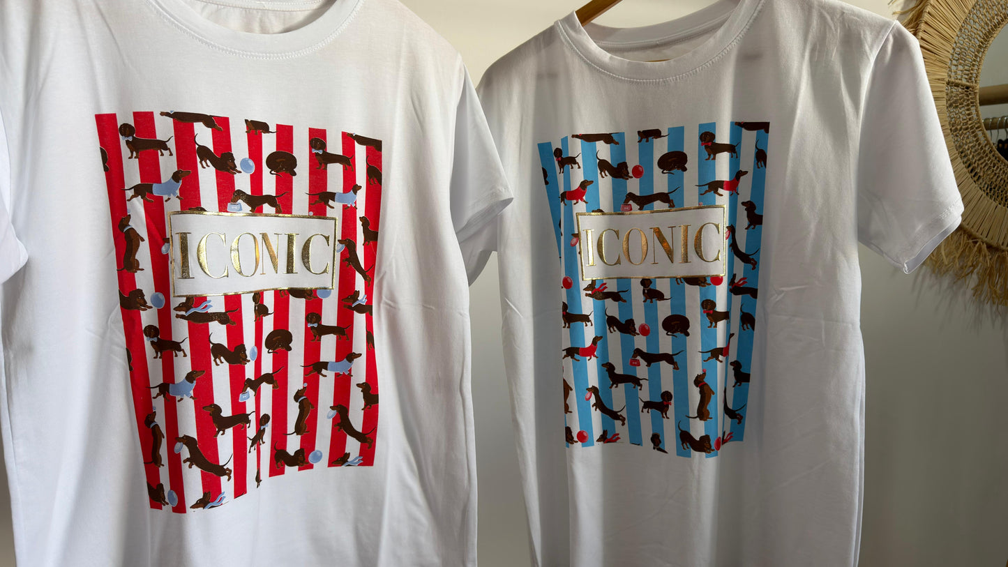 T-shirt iconic dog