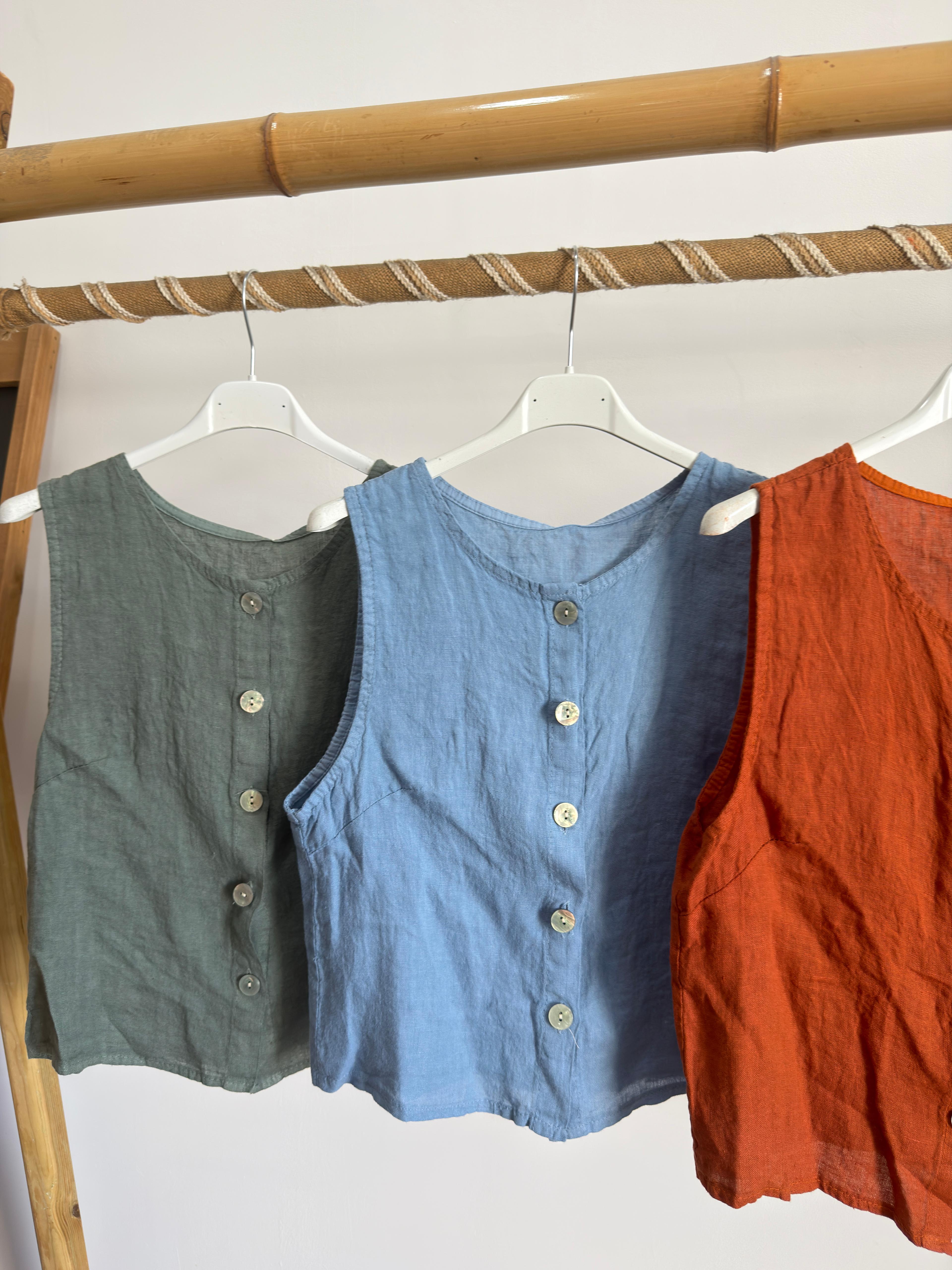 Blusa de linho