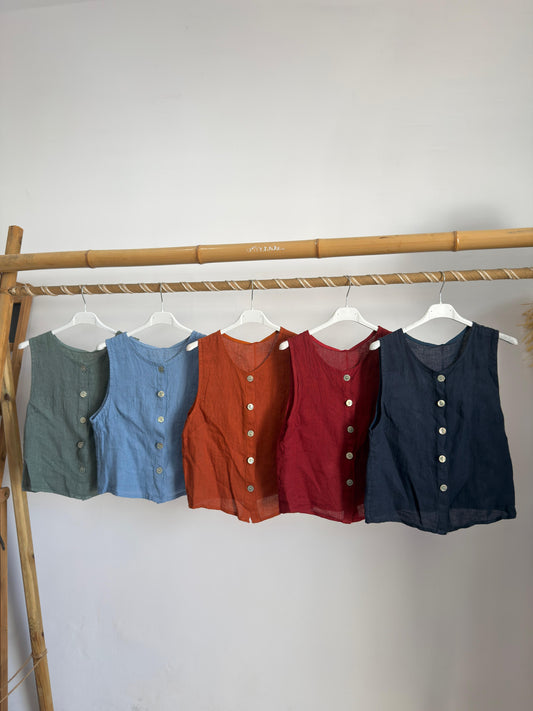 Blusa de linho