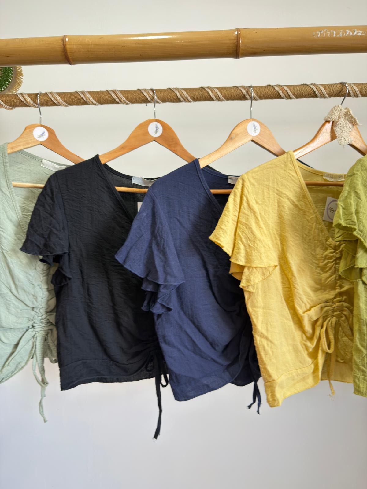 Blusa com atilho