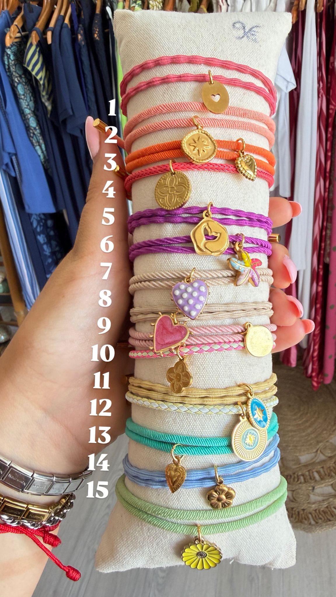 Pulseiras elástico